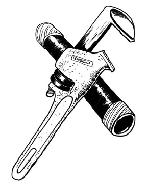 Handyman clipart monkey wrench