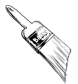 Handyman clipart paintbrush